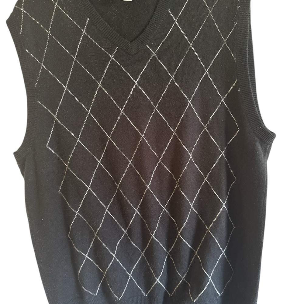 Geoffrey Beene Men Sweater vest black size XL/XG